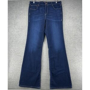 Ariat Denim Flare Maya Jeans Women Size 33L Dark Blue